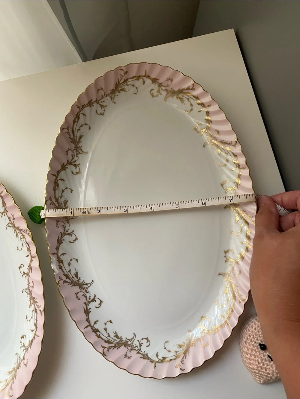 Royal Bayreuth Germany set of two oval platters
